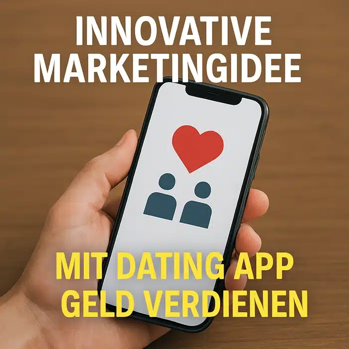 Innovative Marketingidee mit Dating app Geld verdienen